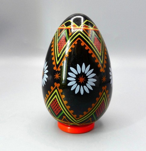 Decorative porcelain egg - porcelain,