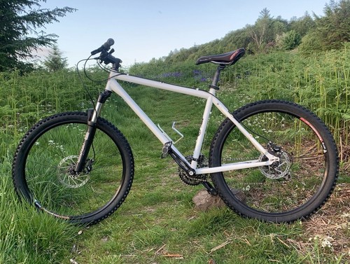 Orange mountain bike - orange,