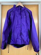 Muddy Fox Purple & Black Lightweight Cycling Jacket Medium VGC Retro MTB