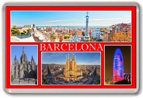 Fridge magnet barcelona - magnet,