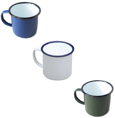 Falcon 8cm enamel mugs - enamel,