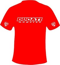 Ducati Monster Style Motorcycle Printed T Shirt in 6 Sizes