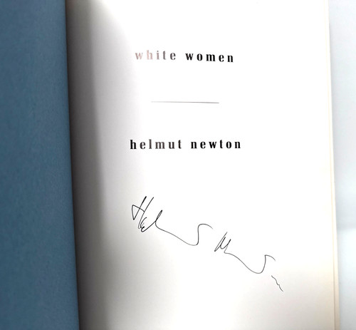Signed white women by helmut - signed,