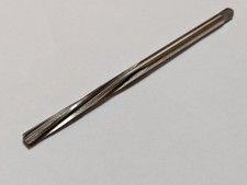 Hand Reamer 1/8" diameter HSS Spiral flute straight shank 2 3/4" long INTAL USED