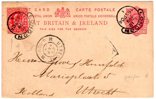 1902 perfin on - 1d,