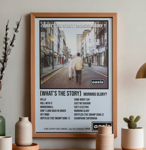 Oasis poster size - a3, what's