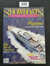 EARLY PEGASUS SUPER YACHT BROCHURE BROWARD'S 130' JAN 1992 SHOWBOATS INTER.