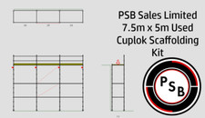 Used Cuplok System Scaffold 7.5m x 5m inc NEW Scaffold Boards INC VAT