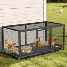 XXL Outdoor Metal Chicken Coop