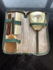 Vintage Hairbrush Set Made In