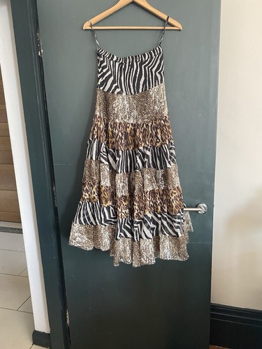 Gypsy boho maxi skirt leopard - gypsy,