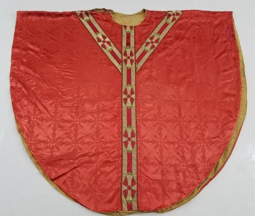 Antique french silk brocade - antique,