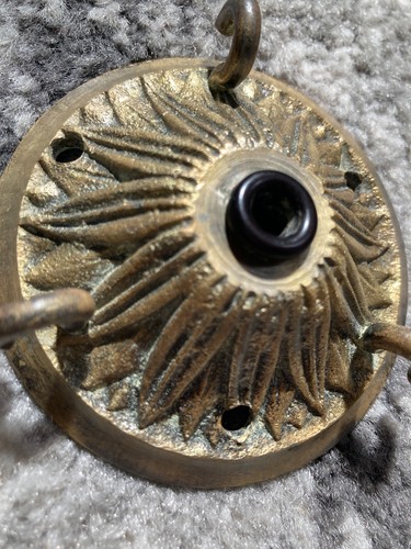 Antique brass hook ceiling - brass, 3