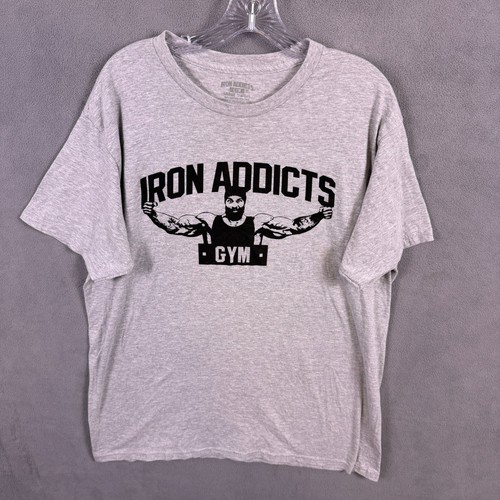 Iron addicts gym shirt mens - addicts, t