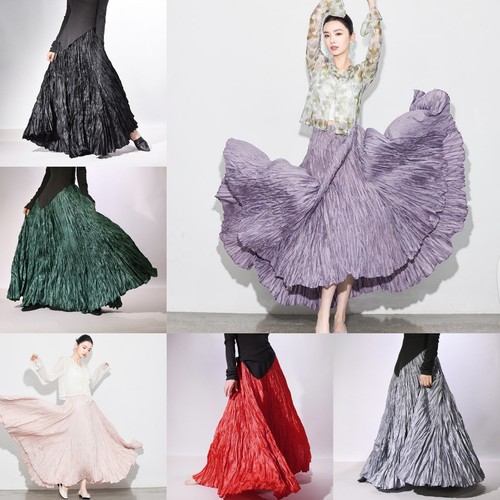 Women flowing pleated maxi - women,