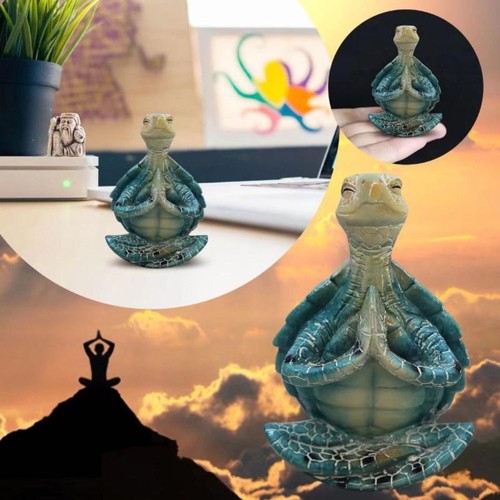 Resin meditating yoga - resin,