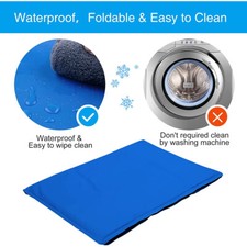 Pet Cooling Gel Pads For Dog & Cat Mat Self Cooling Pillows Summer Weather Bed