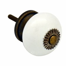 Vintage Door Knobs Ceramic