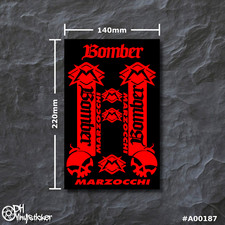 Marzocchi sticker red decal - |,