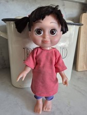 2001 Talking Babblin Boo Doll Disney Pixar Monsters Inc Hasbro Working Talks 12”