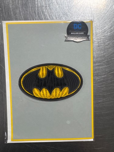 Batman quilled greeting - dc,