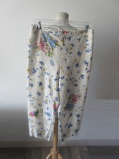 PERO ANEETH ARORA injiri dosa 100% silk floral pattern crop pants 40 ML