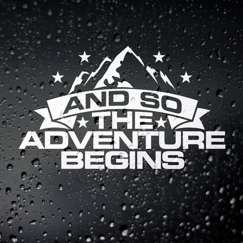 The adventure begins - begins, camper