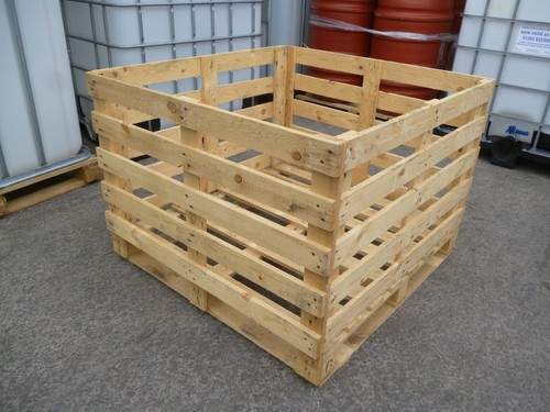 Wooden crate 1040 1110mm - wooden,