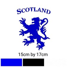 Scotland ECOSSE, Blue  Scottish Saltire Flag vinyl car sticker decal