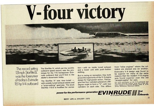 1970 evinrude 115hp - 1970,