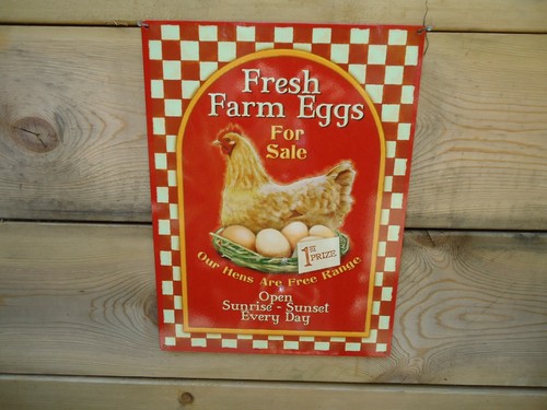 Picture plaque fresh eggs - fresh,