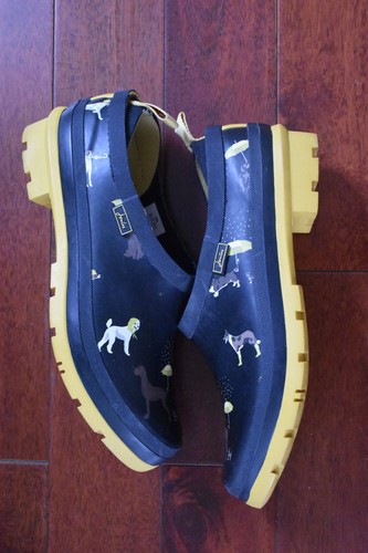 Joules welly clog black dogs - joules,