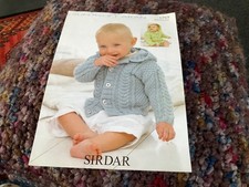 Sirdar Supersoft Aran Pattern 1759 Baby Jackets Birth to 7 years. 