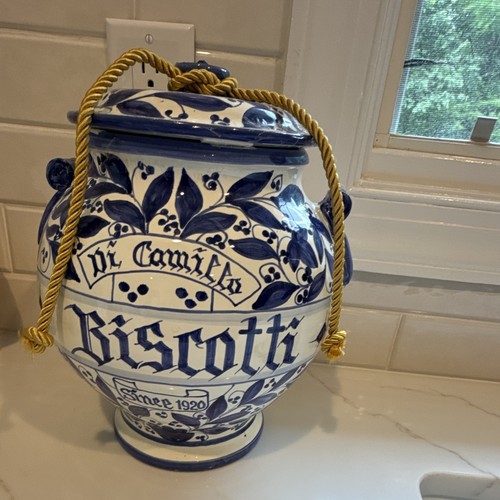 Biscotti ceramic floral blue - biscotti,