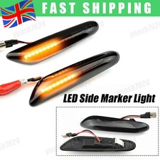 Smoked Side Indicator LED Repeater Light For BMW E46 E81 E82 E87 E90 E91 E92 E60