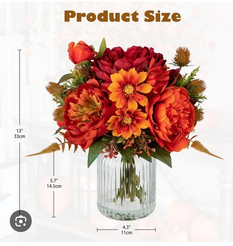 Artificial flowers with vase - artificial,
