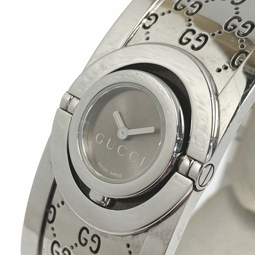 Gucci bangle watch twirl brown - gucci,