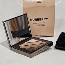 Burberry MOCHA 02 Eye Palette With Brushes & Velvet Pouch NIB! $62 MSRP