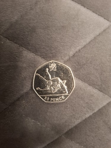 Judo olympic 50p coin - 50p,