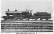 Postcard Steam Train GWR Glehn