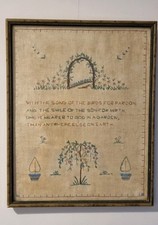 Antique Handmade Framed