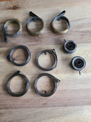 Vintage clock mainsprings - clock,