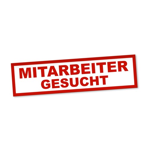 Employee wanted magnetic sign - wanted,