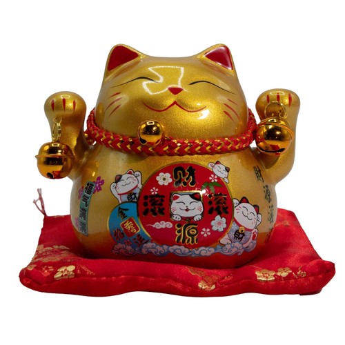 Gold lucky waving chinese - gold,