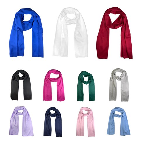 Ladies scarves large plain - scarves,