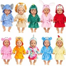 Doll Clothes Animal Bathrobes