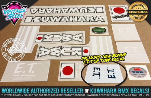 Kuwahara bmx decal - decal, set
