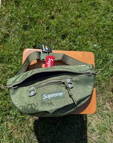 Supreme waist bag olive green - bag,