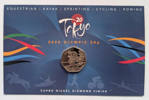 50p coin tokyo olympics - x1,