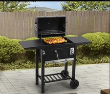 Charcoal BBQ Smoker Grill w/